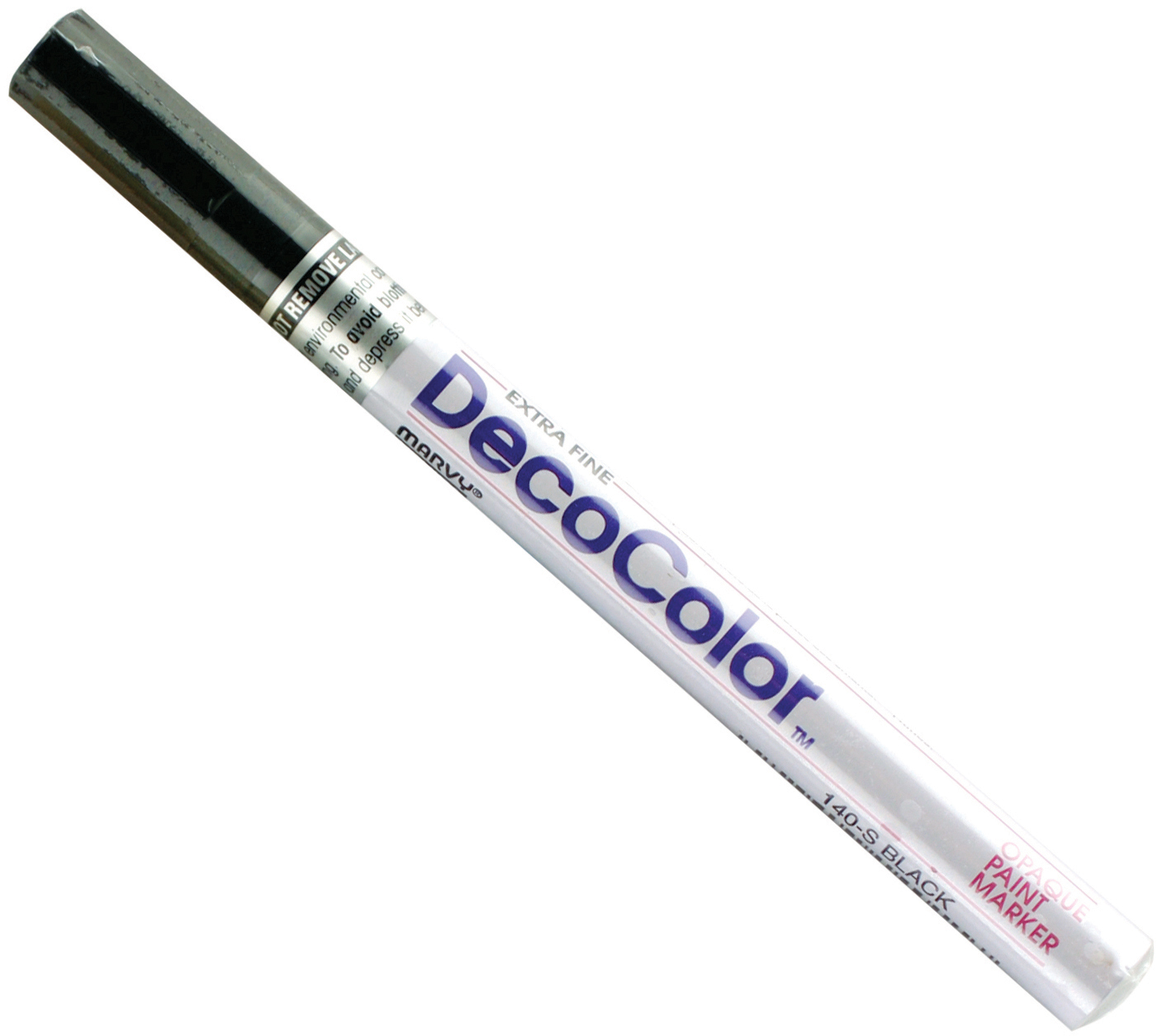 DecoColor Marqueur de Peinture Opaque à Base d'Huile Extra Fin Open Stck-Black