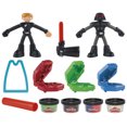 thumbnail image 4 of Play-Doh Star Wars Squish & Slice Lightsabers 4 Inch Action Figure Set, 4 of 11