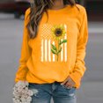 thumbnail image 3 of Blouse à Manches Longues pour Femmes Hiver Hauts Décontractés à Manches Longues pour Femmes Chandail en Molleton Imprimé Blouse Tee Chandail Long pour Femmes Hauts Décontractés à Manches Longues pour Femmes, 3 of 3
