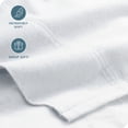 thumbnail image 2 of Bare Home Flannel Sheet Set - 100% Cotton - Deep Pocket - King, White, 4-Pieces, 2 of 7