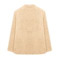 thumbnail image 4 of LSLJS Women's Button Cardigans Plus Size Long Sleeve Open Front Sweater Outerwear Plush Coat, 4 of 4