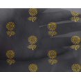 thumbnail image 4 of oneOone Georgette Viscose Fabric Floral Block Printed Craft Fabric BTY 42 Inch Wide, 4 of 4