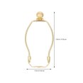thumbnail image 2 of 2 Pcs Practical Lampshade Horn Brackets Lampshade Holder Lighting Supplies, 2 of 6
