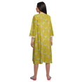 thumbnail image 4 of Moomaya Robe de Nuit d'Allaitement en Coton à Col Rond Imprimée pour Femmes, 4 of 6