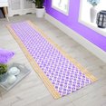 thumbnail image 3 of Casavani Handmade Cotton Runner Area Rug for Hallway & Stairs Block Printed Entrance Runner Rug, Grey 4x10 feet, 3 of 5