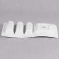 thumbnail image 3 of Tuxton GZP-800 14 x 0.62 in. Taco Plate Stackable- Porcelain White - 6 pcs, 3 of 4