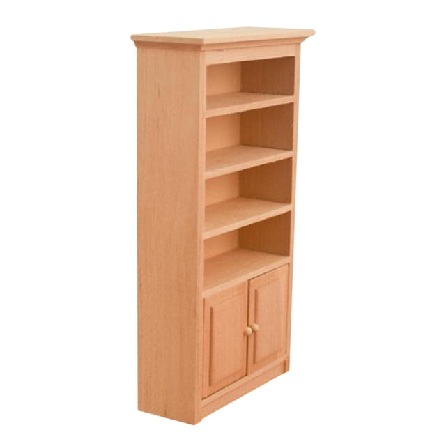 1/12 Dollhouse Mini Cabinet Bookshelf Model Baby Doll Living Room Decoration