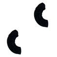 thumbnail image 4 of relayinert Lot de 2 Housses de Patins à Glace Élastiques Protège-Chaussures à Roulettes Unisexe Réutilisables Lavables Portatives Protection de Patinage Fournitures Noir 2 Ensembles, 4 of 6