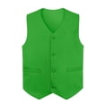 thumbnail image 1 of TOPTIE Veste d'Uniforme Unisexe pour Supermarché, Hôtellerie et Travail de Service-Vert-US Taille P, 1 of 11