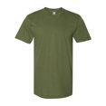 thumbnail image 1 of American Apparel USA-Made Fine Jersey Tee, XS, Olive, 1 of 5