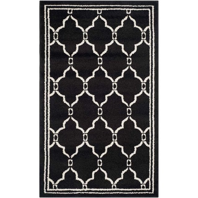 Safavieh Amherst Anthracite Indoor Outdoor Rug - 3' x 5'