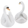 thumbnail image 4 of Décor Cygne en Résine, Figurine de Cygne Flottant en Résine, Décoration de Jardin, Performance Puissante, 4 of 6