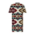 thumbnail image 5 of EQWLJWE Robes d'Été pour Femmes 2023 Robe Grande Taille pour Femmes Col en V Robes d'Été Décontractées avec Poche Genou Manches Courtes avec Poches, 5 of 5