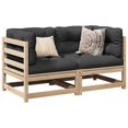 thumbnail image 1 of vidaXL 2 Piece Garden Sofa Set Solid Wood Pine, 1 of 4