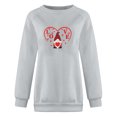 thumbnail image 4 of Mode Hoodies for Women 2023 Été Col Rond Long Sleeve Tops Imprimé Blouse Régulière 50% de Réduction Halloween Clair / Costumes de Noël, 4 of 4