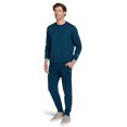 thumbnail image 3 of Jockey Chandail Molletonné à Col Ras du Cou pour Hommes en Mélange de Coton, 3 of 4