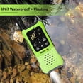 thumbnail image 3 of Retevis RT49P Long Range Walkie Talkies, Waterproof IP67 Floating 2 Pack, NOAA, Emergency Alarm, Flashlight, Rechargeable Two Way Radios for Kayaking Yacht Water Sports, 3 of 9