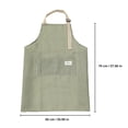 thumbnail image 3 of Lksixu Stripe Aprons Adjust Bib Aprons With Pockets Linen Cooking Kitchen Chef Apron For Women And Men Kitchen Gadgets, 3 of 6