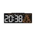 thumbnail image 2 of Birdeem Réveil Numérique, Réveil à Piles, Horloge Électronique Multifonctionnelle Affichage de la Date et de la Température Horloge Led Réveil Led, 2 of 6