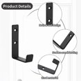 thumbnail image 4 of Heavy Duty Garage Hooks For Storage, 6pcs Heavy Duty Wall Hooks For Hanging, J Hooks, Tools Storage Hooks, Utility Hooks, 4 of 5