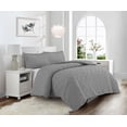 thumbnail image 1 of Swift Home Waffle Square Prewashed Duvet Cover Set, 1 of 3