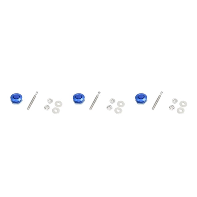 Transemion Car Modification Lightweight And Stylish Hood Lock Multiple Options Available blue DP16-25 3Set