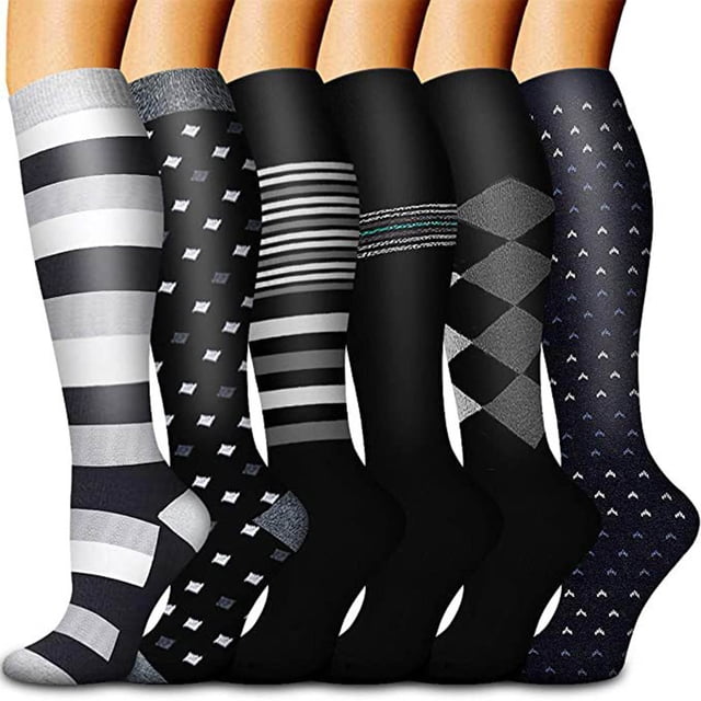 Long Winter Coat Knee High Socks for Women Sweat Absorbing