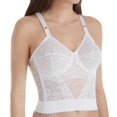 thumbnail image 1 of Soutien-gorge Sans Armatures à Bonnets Extensibles Longline en Lacette pour Femme Rago 2202 (Blanc 34C), 1 of 4