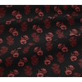 thumbnail image 5 of oneOone Georgette Viscose Fabric Leaves & Floral Block Fabric Prints By Yard 42 Inch Wide, 5 of 5