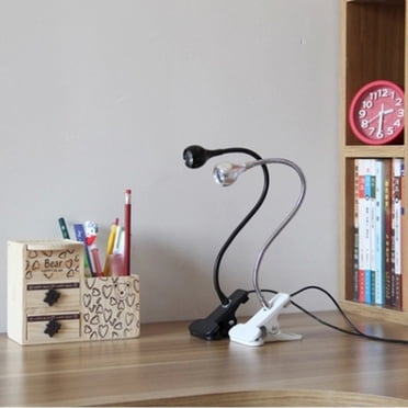 Lampe de Lecture Usb à Pince Led, Lampe de Lecture Flexible, Tête de Lit, Bureau, Lampe de Lecture Protectrice pour les Yeux, Blanc, Luminosité Xingzhi