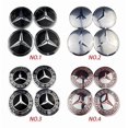 thumbnail image 2 of Centres de Roues Compatibles Mercedes-Benz 56 mm 4 Pcs, 2 of 8