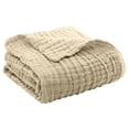 thumbnail image 1 of ABPWLY Muslin Blanket Muslin Blanket Adult Summer Gentle Muslin Blanket Clearance Home Decor Canada Days Room Essentials Home Goods, 1 of 4