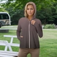 thumbnail image 3 of Running Shirt Womens Shirts Long Sleeve Thermal Womens Tops Long Womens Shirts with Finger Holes Button down Long Sleeve Shirts for Women under T Shirts Women Women Workout Shirts Workout Clothes, 3 of 3