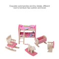 thumbnail image 4 of Fyydes Meubles de Maison de Poupée en Bois, Mini Ensemble de Meubles en Bois de Simulation Réaliste pour Accessoire de Maison de Poupée 1:12, Meubles de Maison de Poupée, 4 of 8