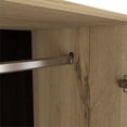 thumbnail image 4 of TUHOME Austral 3 Doors Armoire Engineered Wood Armoires in  Beige, 4 of 8