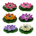 thumbnail image 4 of Solar Lamp Lotus Light EVA Pool Landscape Flower Floating Outdoor Decoration Night Pond LED Wishing Garden Decor, 4 of 5