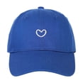 thumbnail image 4 of Trendy Heart Embroidered Baseball Cap for Daily Wear - Adjustable and Versatile Headgear for All Seasons, 4 of 4