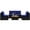 Navy, variant on Gymax 5 Piece Outdoor Furniture Set w/ Seat & Back Cushions Acacia Wood Tabletop Black