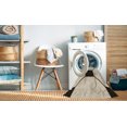 thumbnail image 2 of Ahgly Company Tapis d'Intérieur Lavable à la Machine, Carré, Transitionnel, Beige Blé, Tapis de Zone, 7 Pieds Carré, 2 of 7