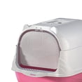 thumbnail image 4 of Toilette pour Chat Fermée et Couverte Bac à Litière pour Chat Bac à Litière avec Couvercle Litière pour Chat Rose, 4 of 8