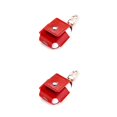 thumbnail image 2 of Shengyu Wireless Earphone Charging Case Protector Bag Anti-lost Metal Clip Fit red 2Set, 2 of 6