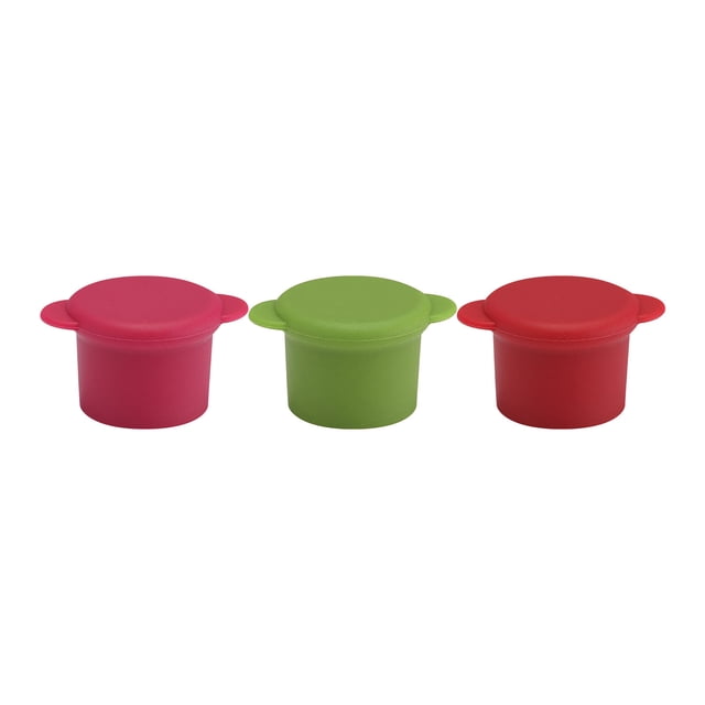 WHEANG Wine Bottle Cap Reusable And Sealing Cap Silicone Cork Keeps Wine Fresh For Days In Air Tightness Set Of 3