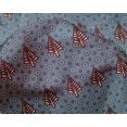 thumbnail image 4 of oneOone Silk Tabby Navy Blue Fabric Tree & Geometric Block Fabric For Sewing Printed Craft Fabric By The Yard 42 Inch Wide, 4 of 4