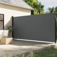 thumbnail image 1 of vidaXL Retractable Side Awning Anthracite 200x300 cm, 1 of 5