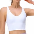 thumbnail image 4 of Yuyuzo Sports for Women Seamless Full Coverage Quick Dry Workout Bra Wireless Crop Tank Tops Undewear, 4 of 7