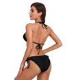 thumbnail image 4 of Charmo Bikini Maillot de Bain pour Femmes Deux Pièces Haut Bouton, 4 of 6