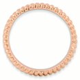 thumbnail image 2 of Bague Plaquée Rose en Argent Sterling Stackable Expressions Taille 10, 2 of 3