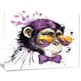 thumbnail image 3 of Impression sur toile « singe unique » Design Art, 3 of 4