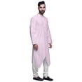 thumbnail image 3 of Atasi Designer Kurta For Boys Solid Cotton Button Down Indian Kurta For Men, 3 of 4