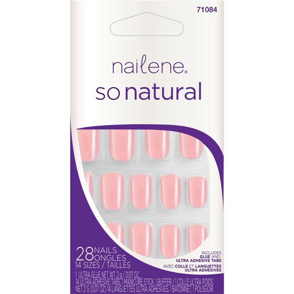 Ongles artificiels colorés So Natural de Nailene